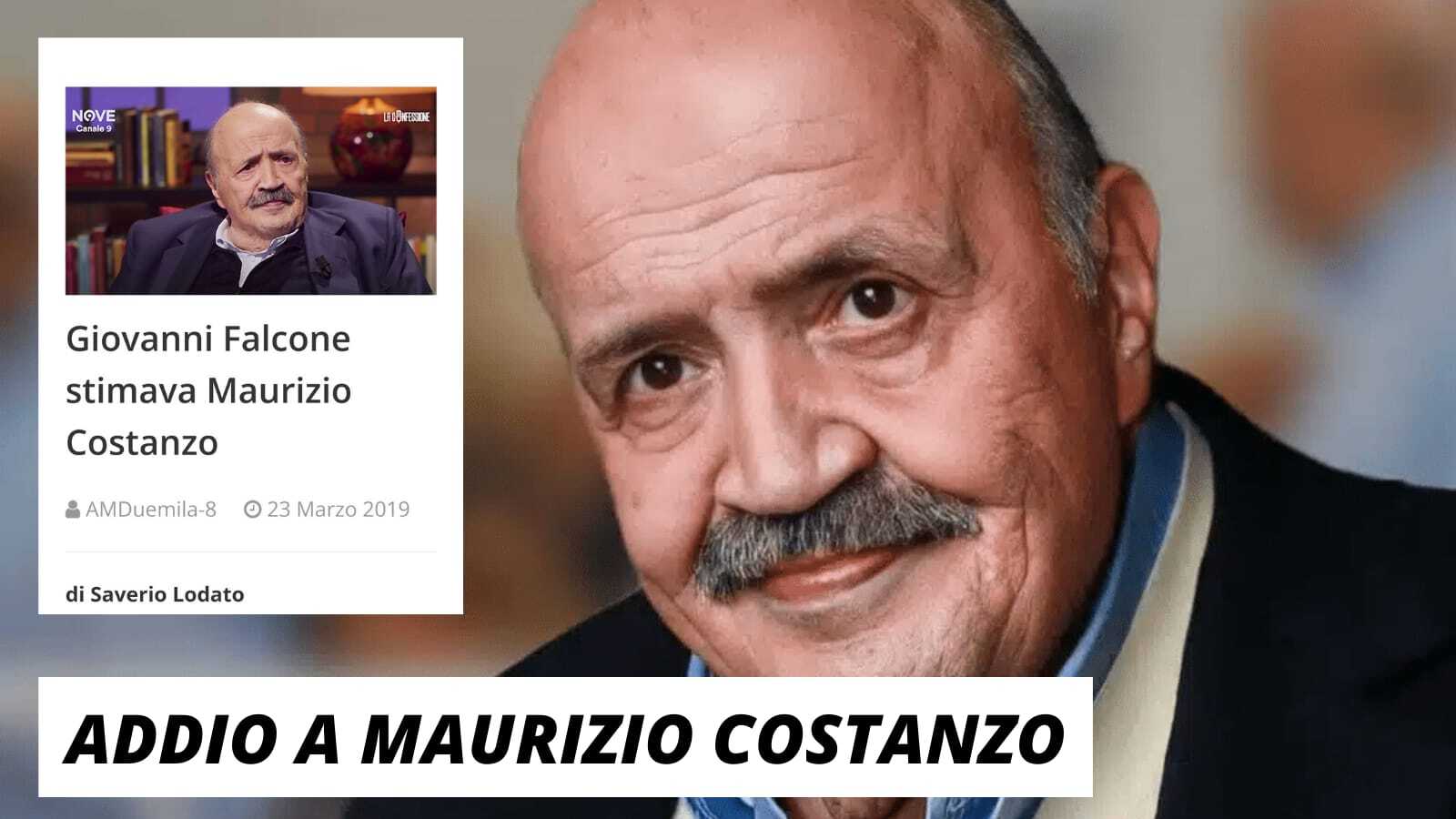 Addio A Maurizio Costanzo Casa Editrice Chiarelettere